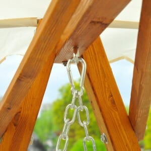 Outsunny 2-Seater Wood Swing Bench