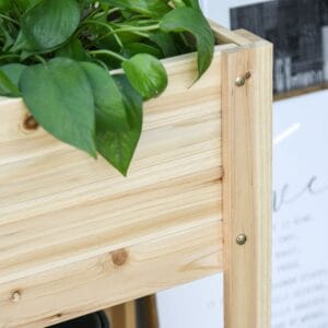 Outsunny Wood Planter 100x40x84cm