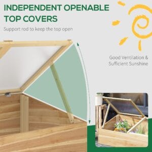 Outsunny Cold Frame Greenhouse
