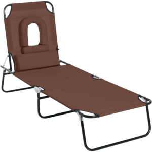 Outsunny Sun Lounger Set of 2 Reclining