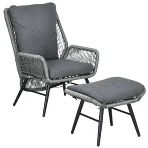 Outsunny Leisure Chair w/ Backrest