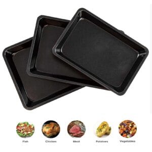 3Pc Non-Stick Baking Trays