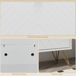 Homcom Narrow Shoe Storage Cabinet