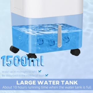 Homcom Air Cooler w/ Oscillation Ice Packs