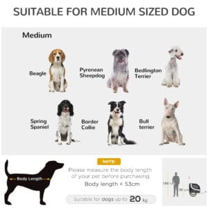 Pawhut Dog/Cat Bicycle Trailer Black