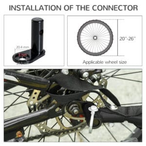 Pawhut Dog/Cat Pet Bicycle Trailer