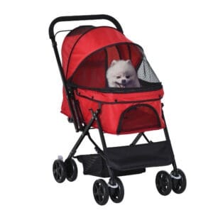 Dog Stroller Travel Carriage,