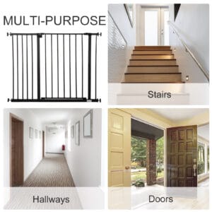Pawhut Pressure Fit Dog Gate for stairs