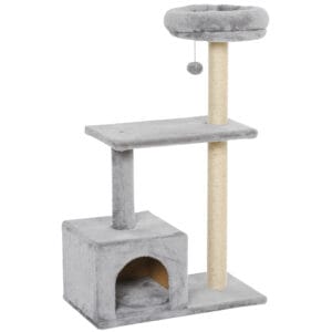 Pawhut Cat Tree w/ Sisal Scratching Posts