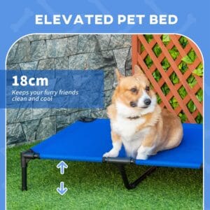 Pawhut Elevated Dog Bed Cool
