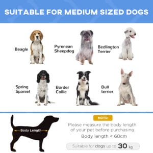 Pawhut Elevated Dog Bed Cool