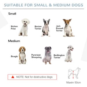 Pawhut Dog Safety Barrier w/ 4 Panels