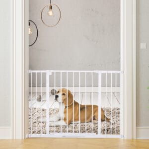 Pawhut Pressure Fit Dog Gate for stairs