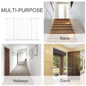 Pawhut Pressure Fit Dog Gate for stairs