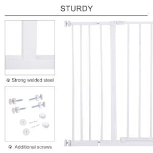 Pawhut Pressure Fit Dog Gate for stairs