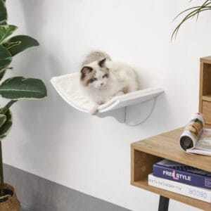 Pawhut Wood Cat Shelf Shelter Bed