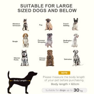 Pawhut Raised Dog Elevated Hammock