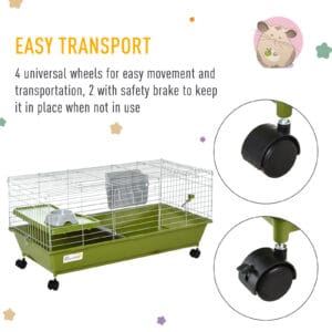 Pawhut Small Animal Cage 89cm