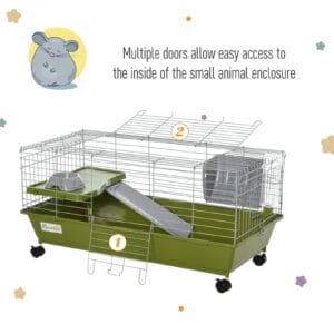 Pawhut Small Animal Cage 89cm