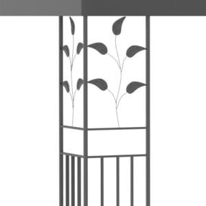 Outsunny Gazebo Marquee 3 x 3m - Grey