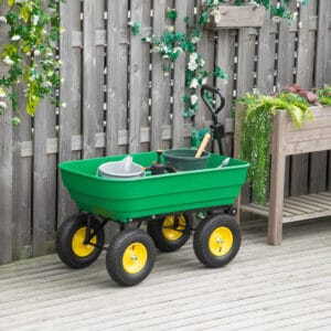 Outsunny 125L Garden Cart Heavy Duty
