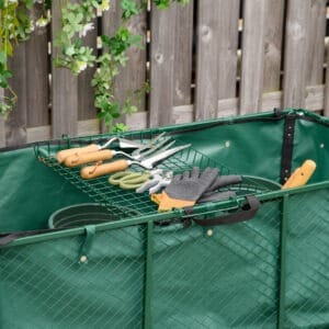 Outsunny Garden Cart Truck Trolley Green