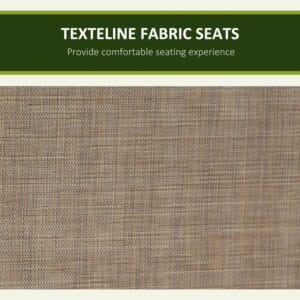 Outsunny 3 Seat Swing Chair High Back