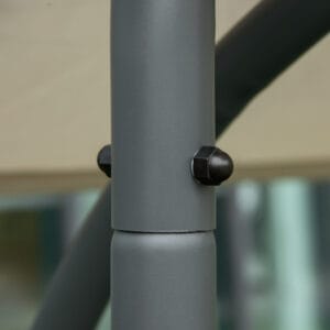 Outsunny 2 Seater Swing Seat w/ Canopy