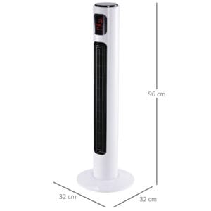 Homcom Fan Tower 32 x 96H cm-White