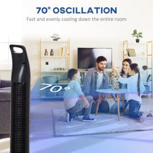 Homcom 36'' Tower Fan 3 Speed 3 Mode Timer