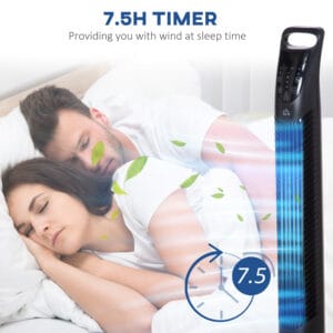 Homcom 36'' Tower Fan 3 Speed 3 Mode Timer