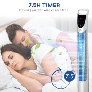Homcom Tower Fan 3 Mode Timer Oscillation