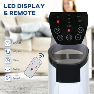 Homcom Tower Fan 3 Speed Oscillation