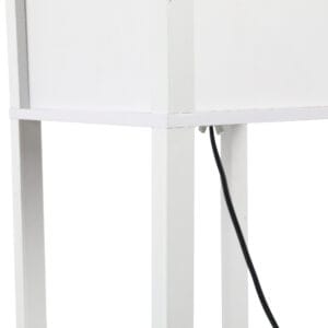 Homcom Floor Lamp w/ Storage Shelf 4-Tier