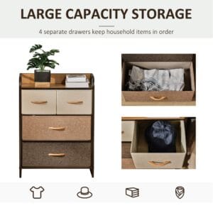 Homcom Closet Dresser Tower Storage