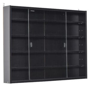 5-Tier Wall Display Cabinet w/ Shelves