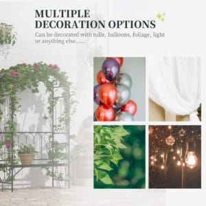 Outsunny Garden Arbour Bench Plant Climbing