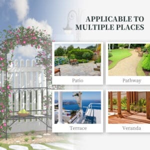 Outsunny Garden Arbour Bench Plant Climbing