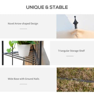 Outsunny Gazebo Double Top 3 x 3m