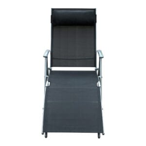 Outsunny Sun Lounger Recliner Foldable