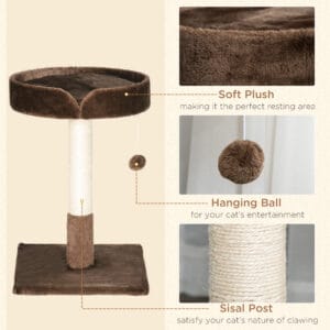 Pawhut Small Cat Tree for Indoor Cats