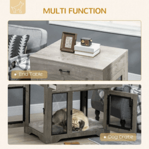 Dog Crate Furniture Double-Door Indoors