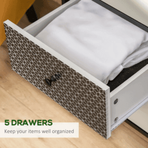 Chest of Drawers 5 Drawer Storage