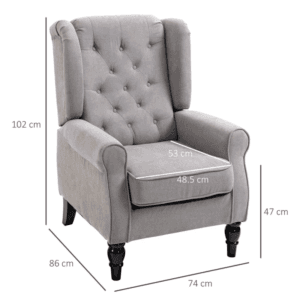 Wingback Armchair Retro Accent Chair
