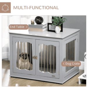 PawHut Wood Dog Crate Furniture
