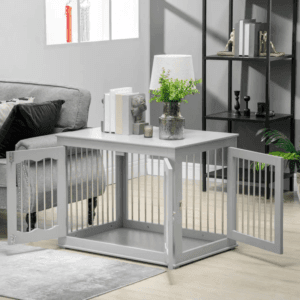 PawHut Wood Dog Crate Furniture