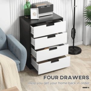 Homcom Chest of Drawers 4 Drawers