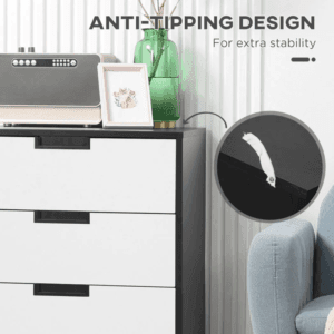 Homcom Chest of Drawers 4 Drawers