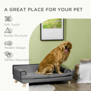 PawHut Dog Sofa for Large/Medium Dogs