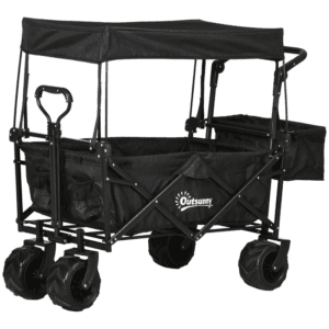 Outsunny Trolley Cart Storage Wagon Outsunny Trolley Cart Storage Wagon
